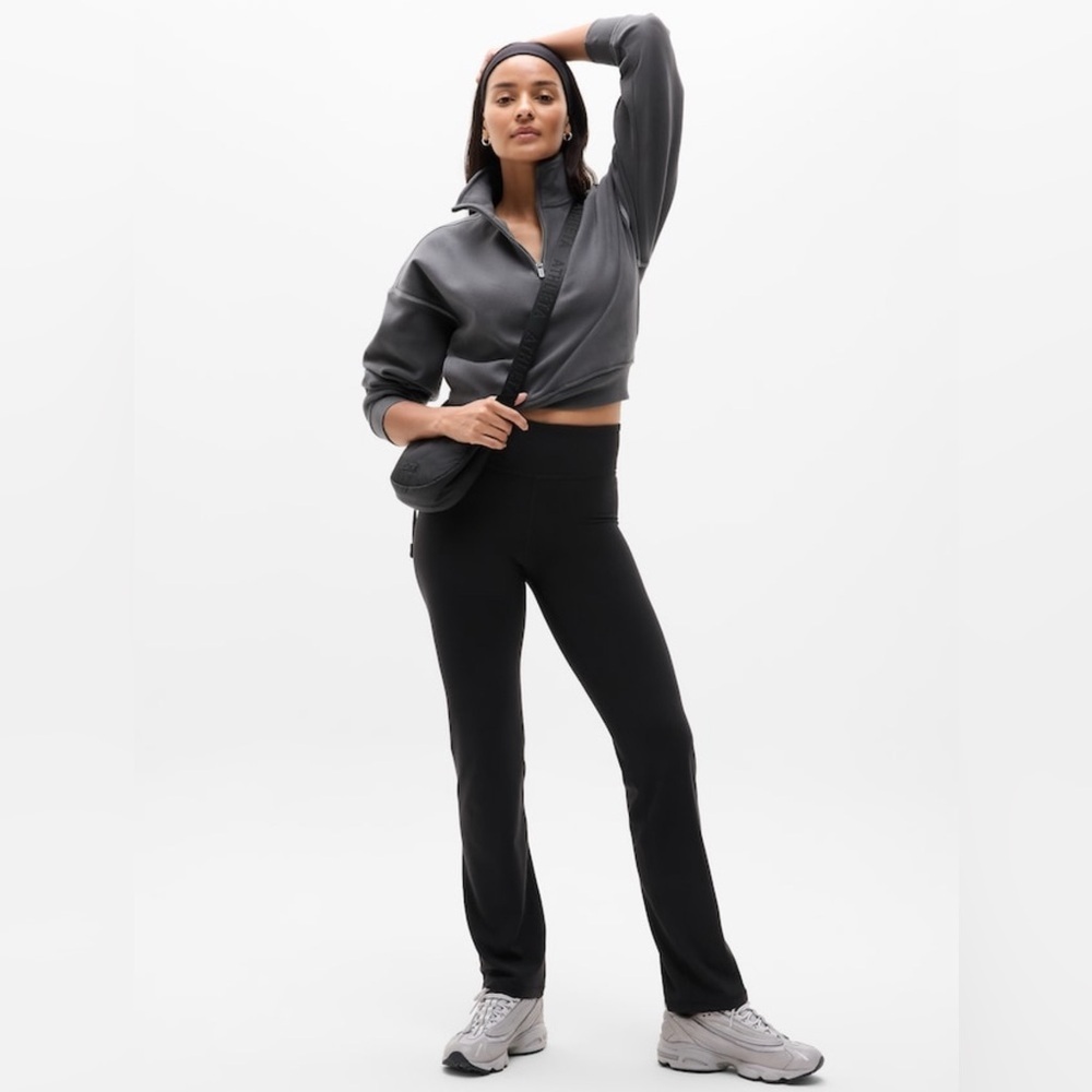 NWT Athleta Elation Straight Black Leg 2.0 Sz Med (# 769062)